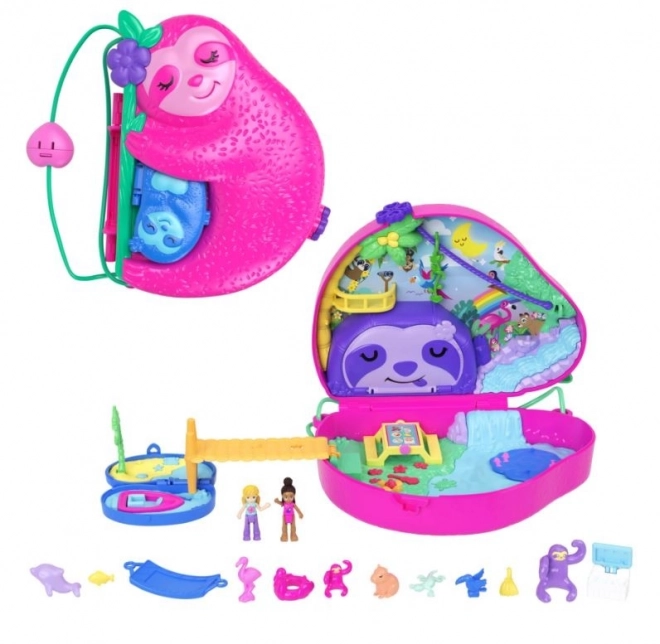 Polly Pocket Sloth Family Set