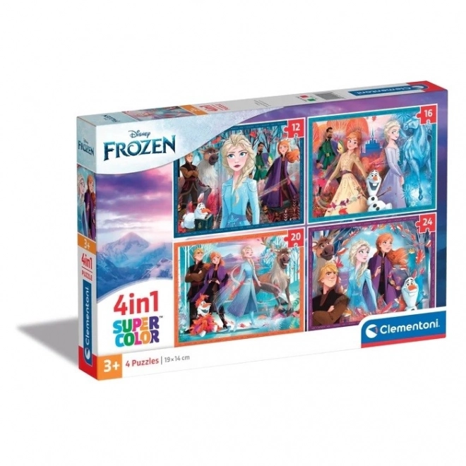 Frozen 4 in 1 Puzzle Set by Clementoni