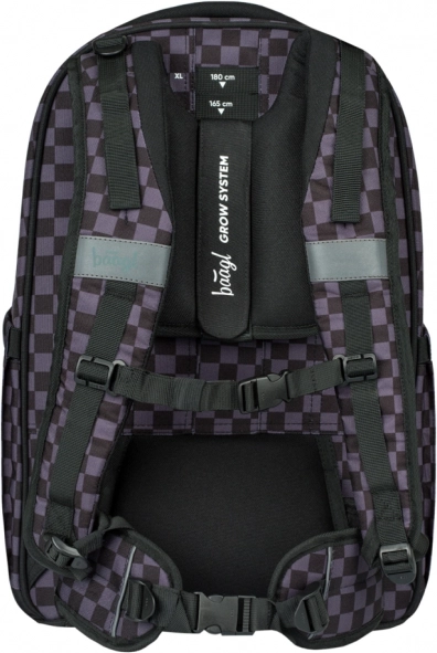 Zaino scolastico Skate Max grigio