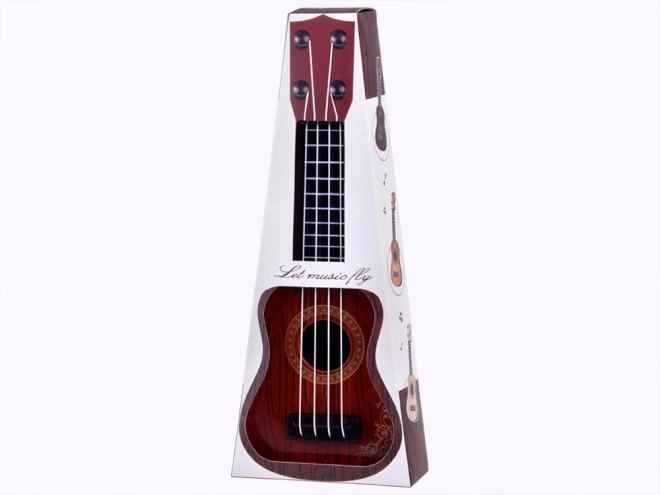 Mini Ukulele Guitar for Kids – dark brown