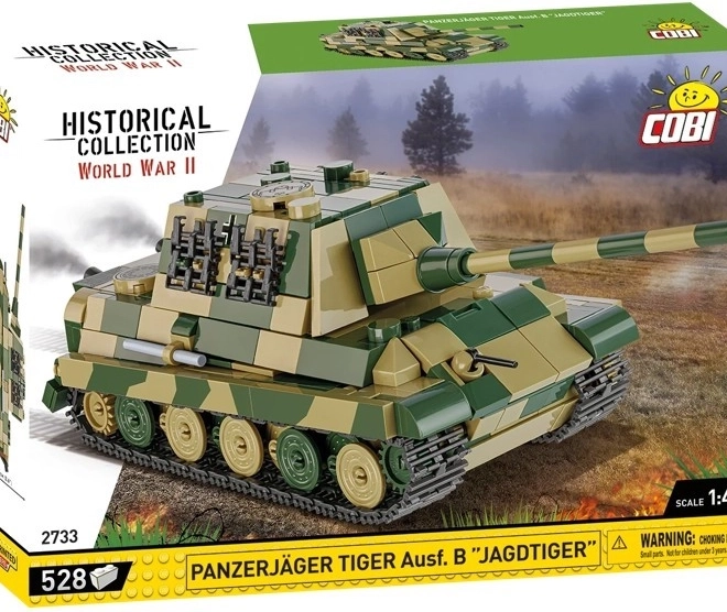 Konstruktiós készlet Tank Panzerjäger Tiger Ausf. B Jagdtiger