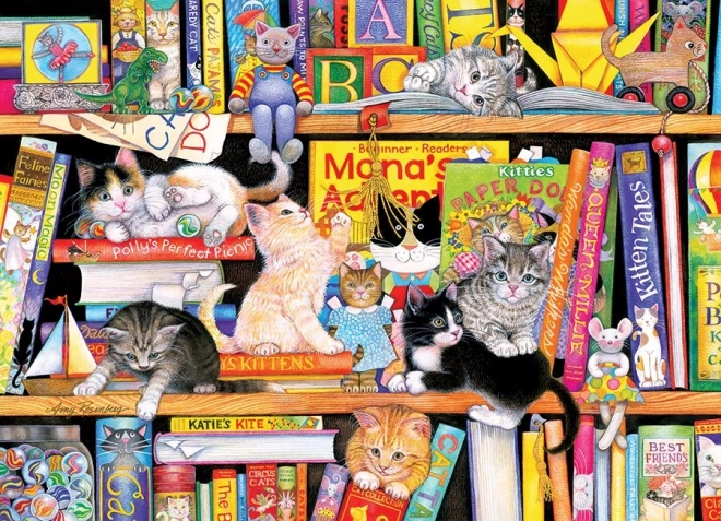 Cobble Hill Family Puzzle Cat Tales 350 Pieces