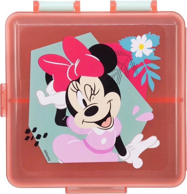 Square Multi Lunch Box Minnie Mouse