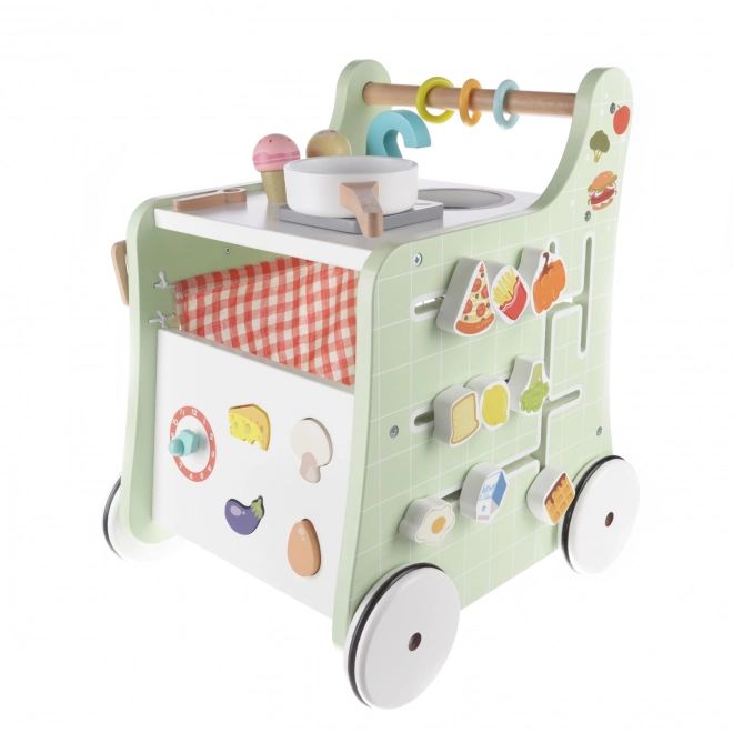 Wooden Activity Walker Kitchen Set