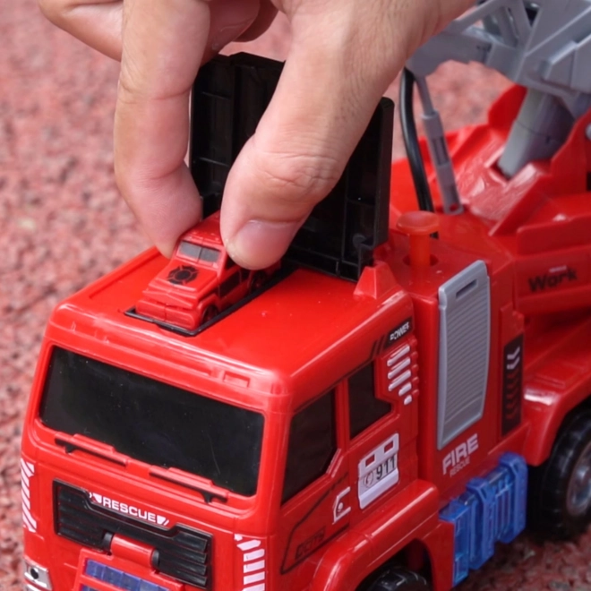 Autopompa dei Vigili del Fuoco Interattiva con Scala Mobile