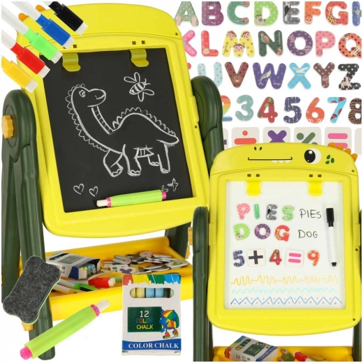 Magnetic dry-erase dinosaur board