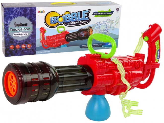 Red Bubble Gun Toy