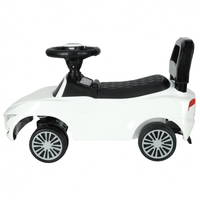 Ride-On Car with Sound and Lights White