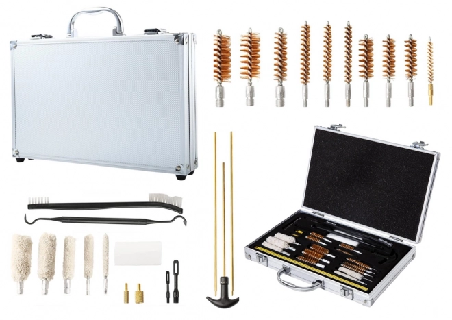 Gun Cleaning Kit with Case 28 Piece