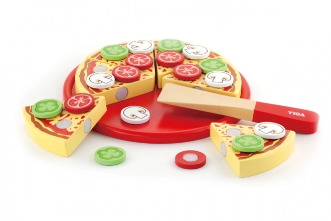 Wooden Pizza Playset