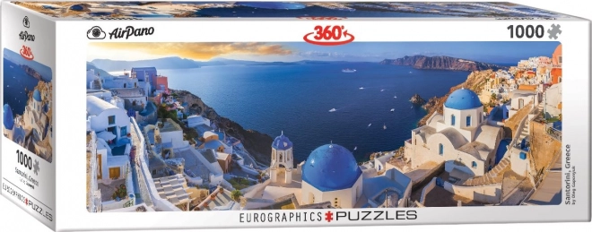 Panoramic Puzzle Santorini Greece 1000 Pieces