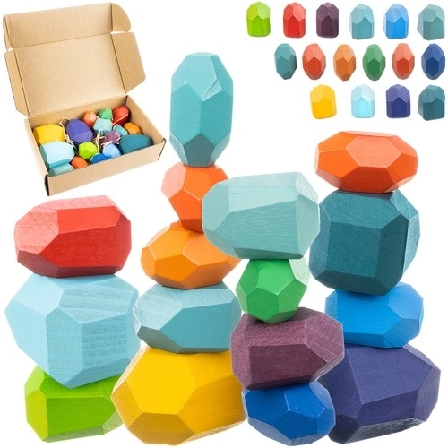 Wooden Building Blocks Set