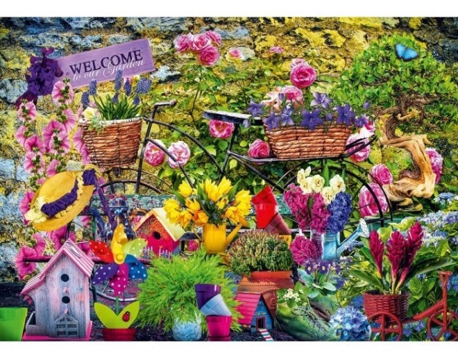 Garden Welcome 1000 Piece Jigsaw Puzzle