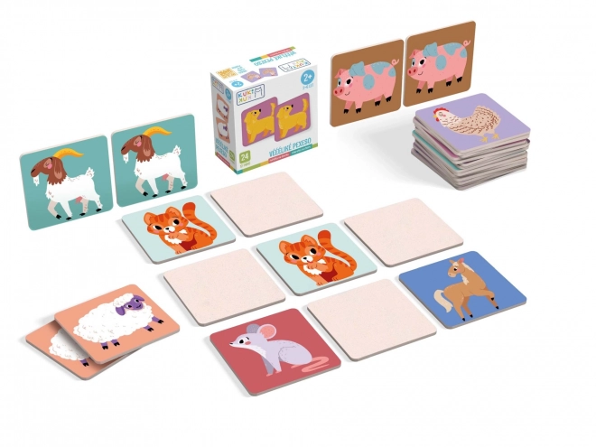 Large Memory Game Barnyard Animals