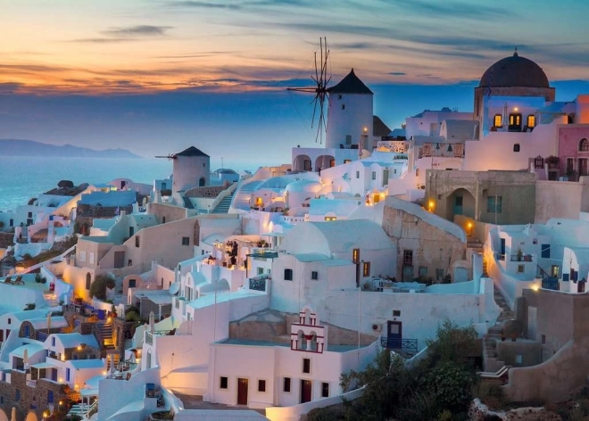 Puzzle Sera a Santorini 1000 pezzi Ravensburger