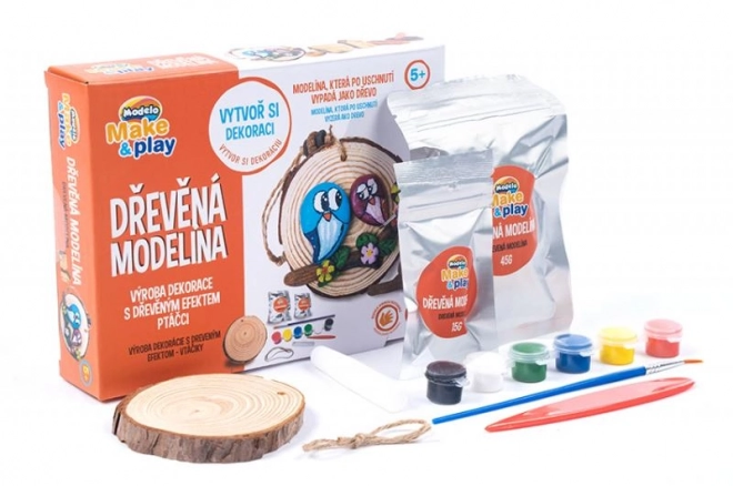 Wooden Dough Set - Birds