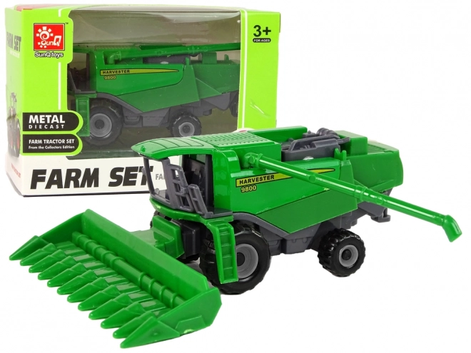 Green Toy Combine Harvester