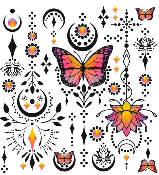 Iron-on Butterfly Patterns