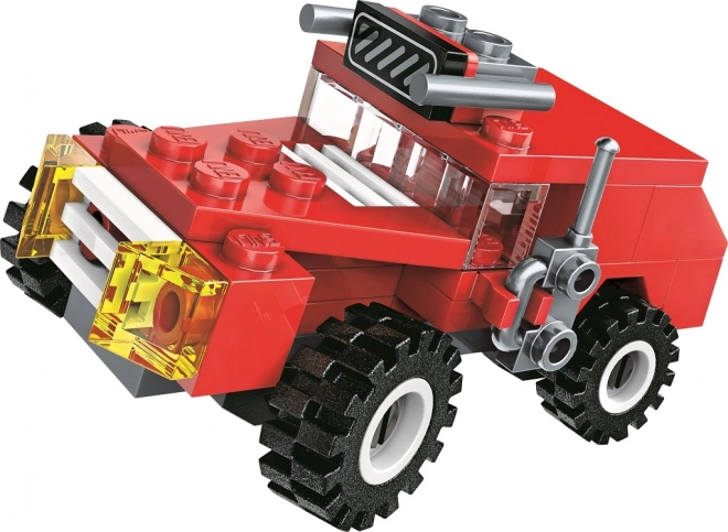 Qman Fire Dept Water Cannon Truck Building Set