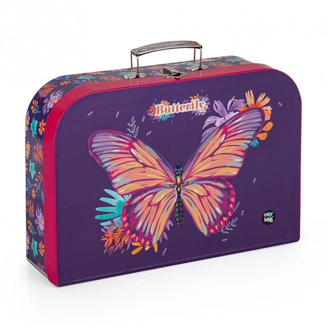 Art Supply Case with Butterfly Design