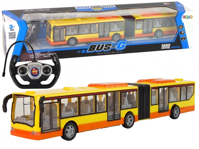 Remote Control Orange Articulated City Bus