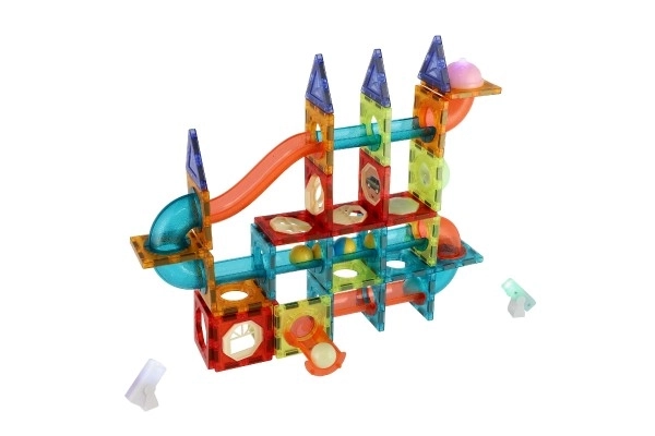 Magnetic Marble Run Assembly Set