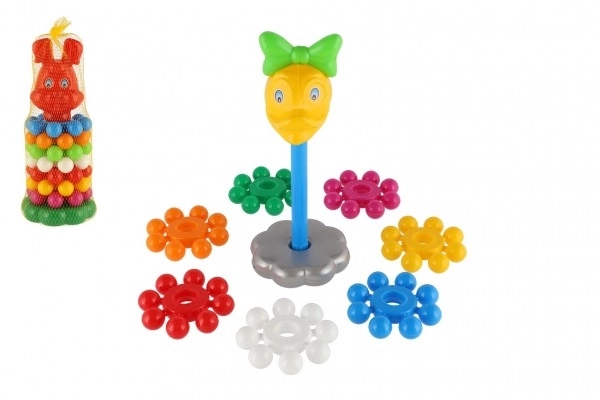 Colorful Ring Stacking Pyramid for Kids