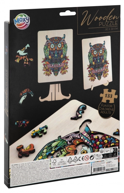 Animal and Object Shaped Owl Puzzle