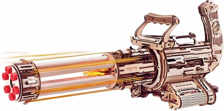 36 szybkostrzelnych strzałów z 6 obrotowych luf