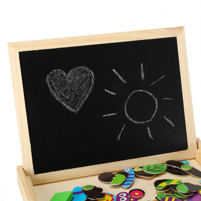 Multifunctional Magnetic Chalkboard Set for Kids