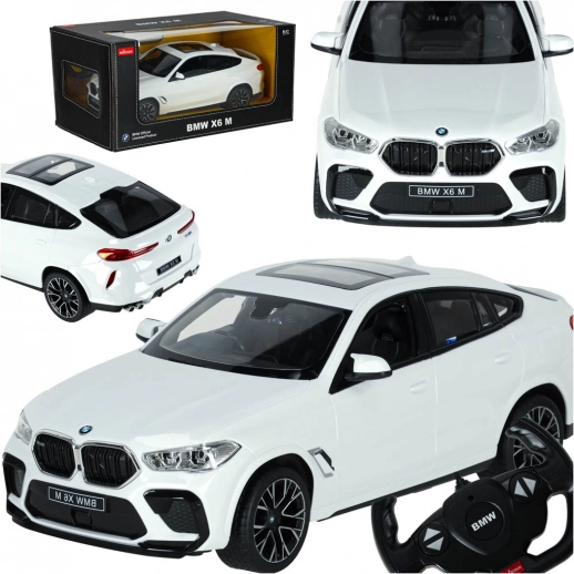 Remotely Controlled Car BMW X6 M 1:14 White