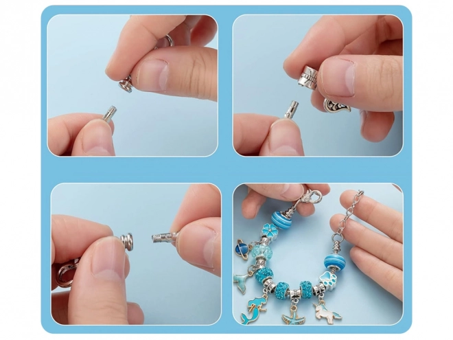 DIY Bracelet Set with Charms and Beads