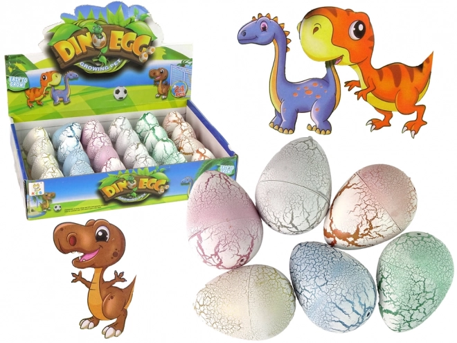 Hatching Magic Dinosaur Egg Growing 6cm White