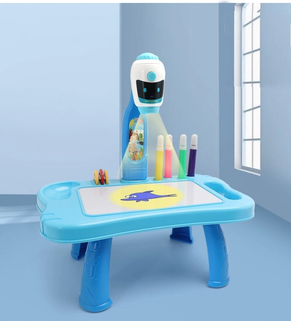 Mini Drawing Projector Table Robot