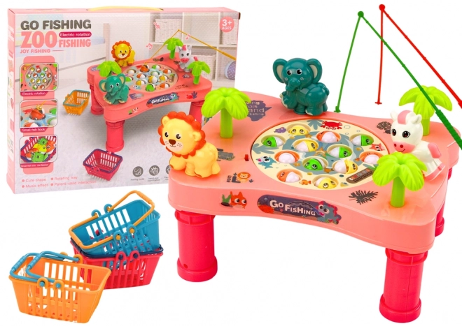 Fishing Game Table Pink