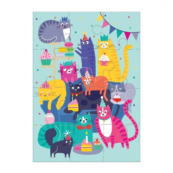 Mudpuppy Jigsaw Puzzle Cat Party