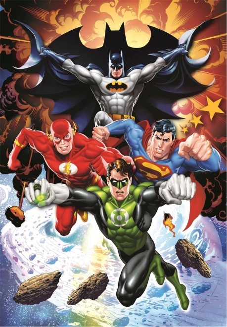 Dc Comics Super Color Puzzle 104 Pieces