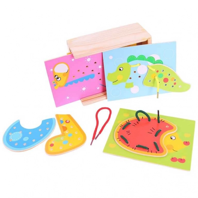 Bigjigs Toys Animal Lacing Set