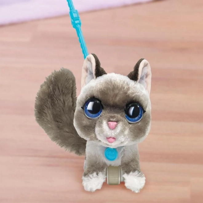 FurReal interactive kitten on a leash