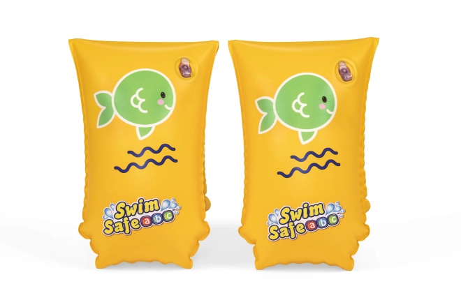 Inflatable Swimming Armbands Yellow