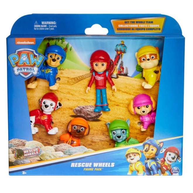 Paw Patrol Action Figure Rescue Wheels Set