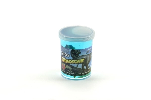 Transparent Slime with Dinosaur