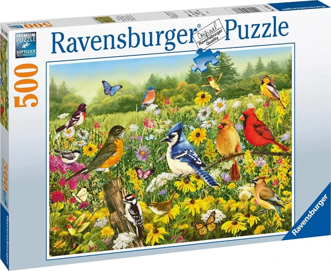 Ravensburger Birds in the Meadow Puzzle 500 Pieces