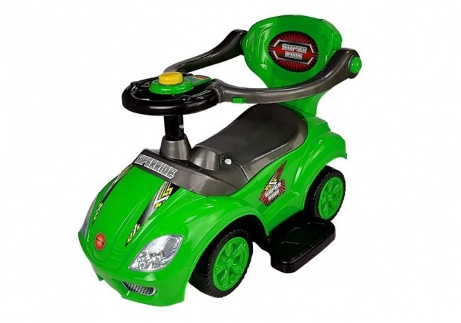 Mega Car 3-in-1 Ride-On with Pusher - Green