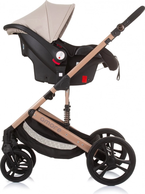 Chipolino stroller Amore 2-in-1 Jungle – Macadamia