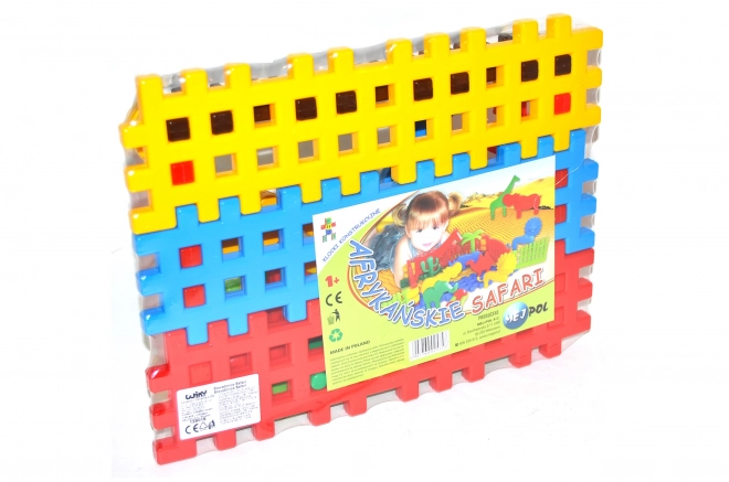 Plastic Safari Building Set