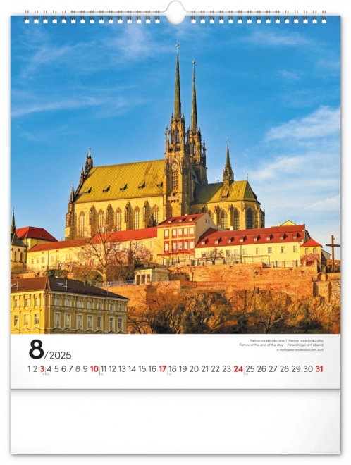 Wall Calendar Brno 2025