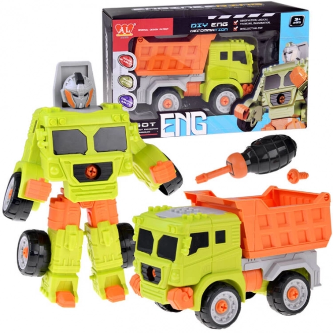 Transforming Dump Truck Robot Toy – B