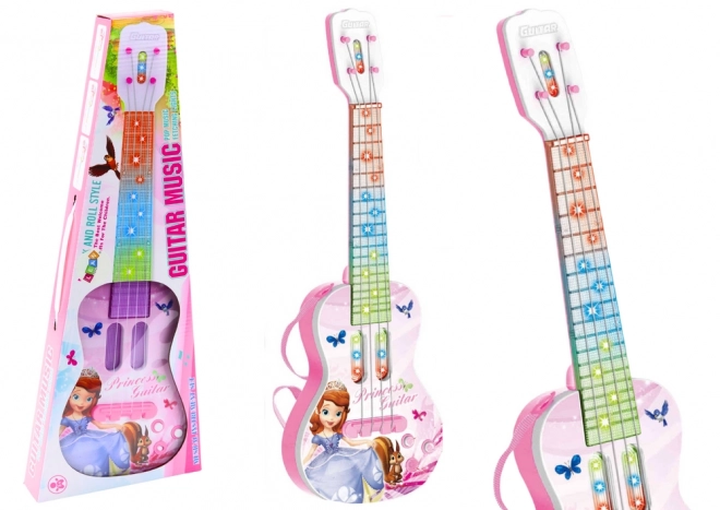 Children's Electric Guitar with Princess Theme and Lights