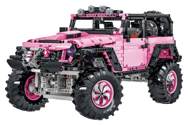 Pink Offroad Building Blocks Set